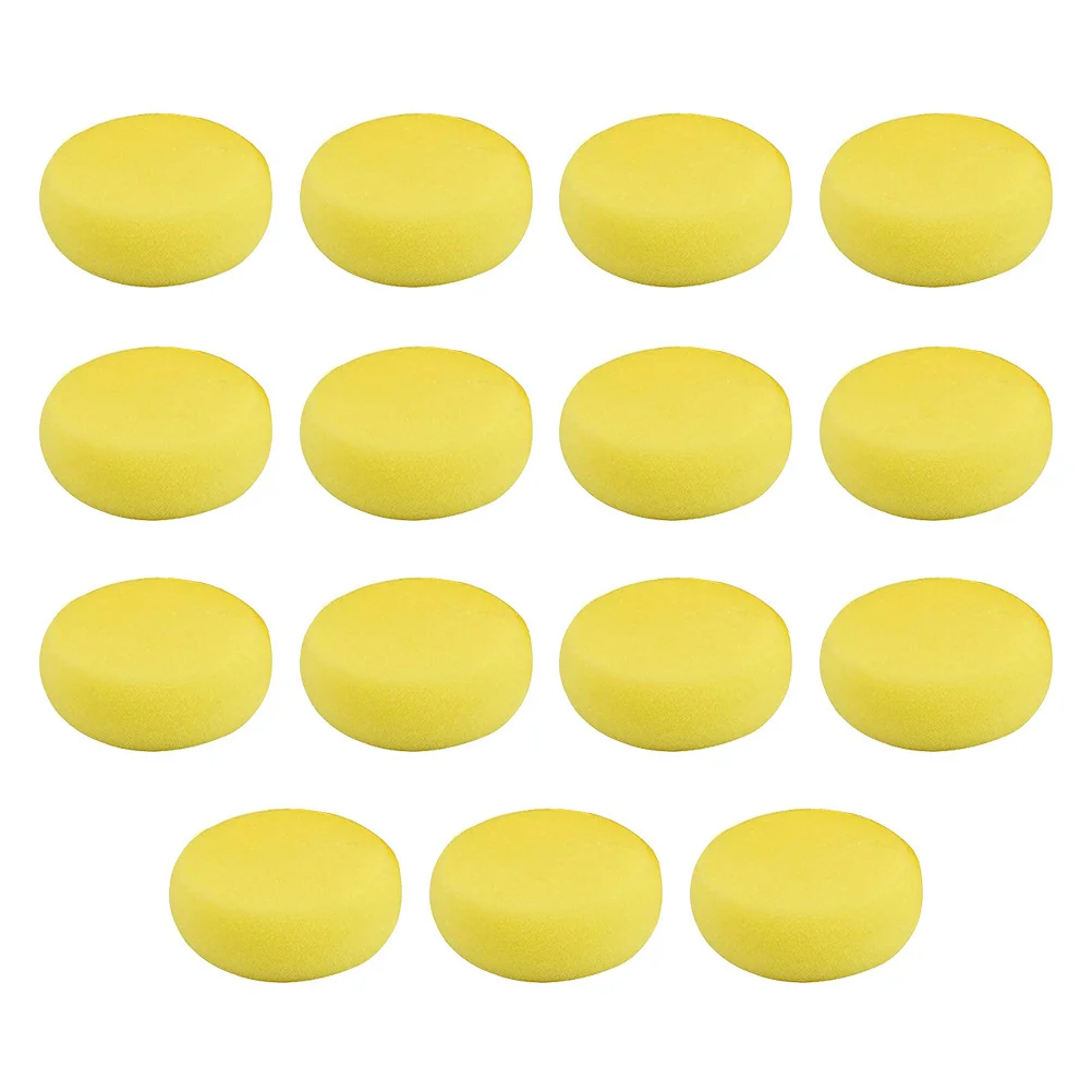 25 Pcs Painting Absorbent Sponge Kids Drawing Sponges Kindergarten Accessory Children Tools Round