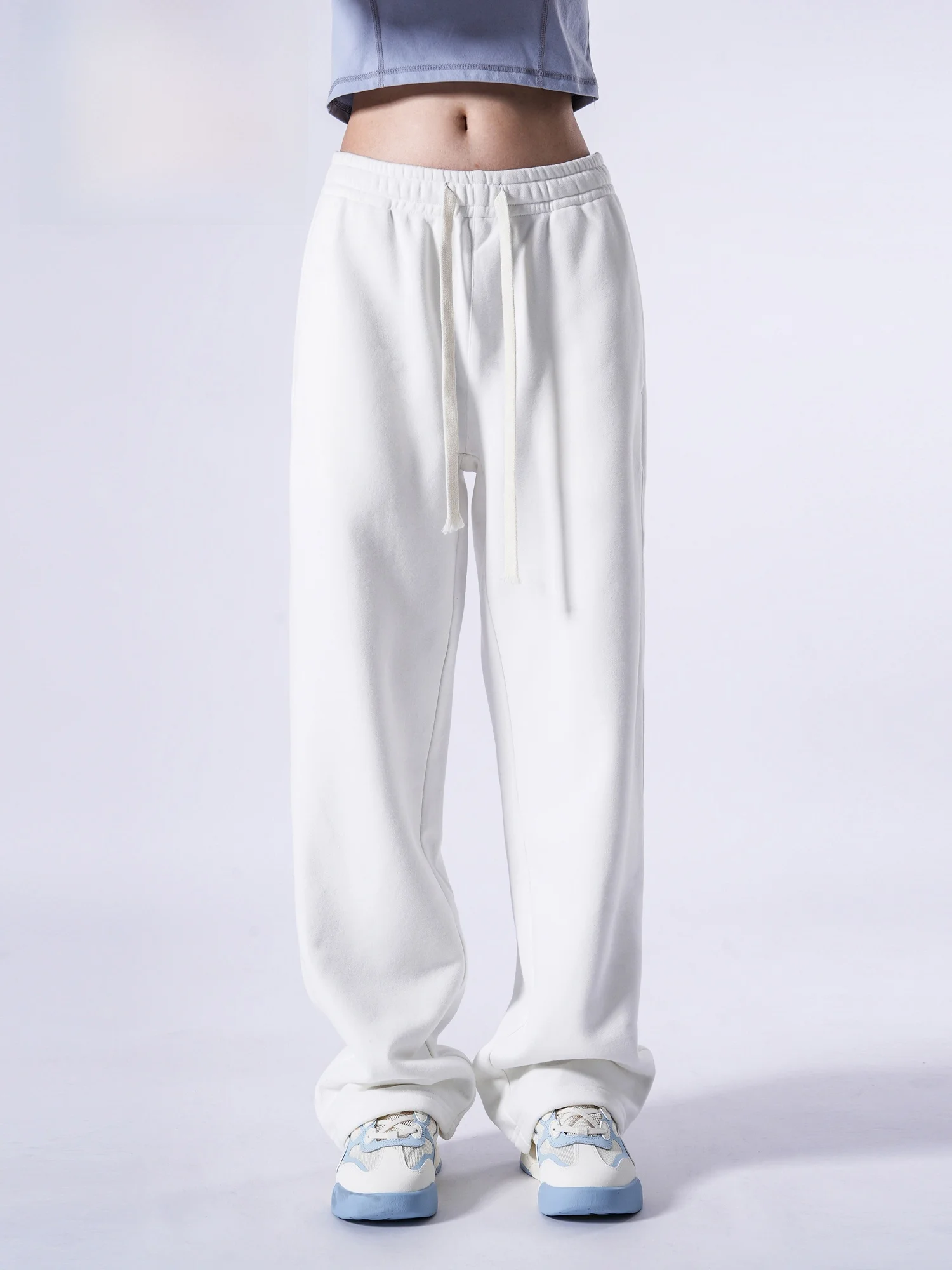 

Женские утепленные хлопковые брюки на флисовой подкладке, свободные, прямого кроя, теплые, осенне-зимние, удобные, с завышенной талией