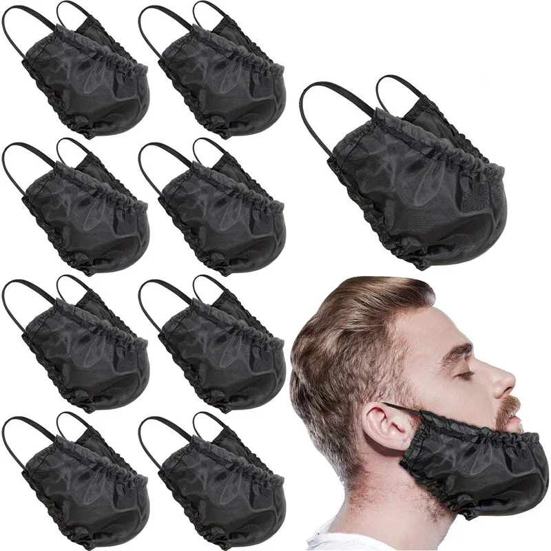 Beard Bandana Turban Beard Cover Facial Beard-Bibs Adjustable Waterproof Facial Beard Protection Shaping Styling Tools For Men