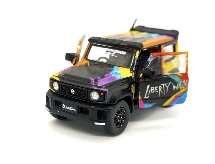 New 1/64 BM Creations Diecast toys Scale Miniature Car   Jimny LB*nation Mini G X by  3 inches Cars For Collection Gift