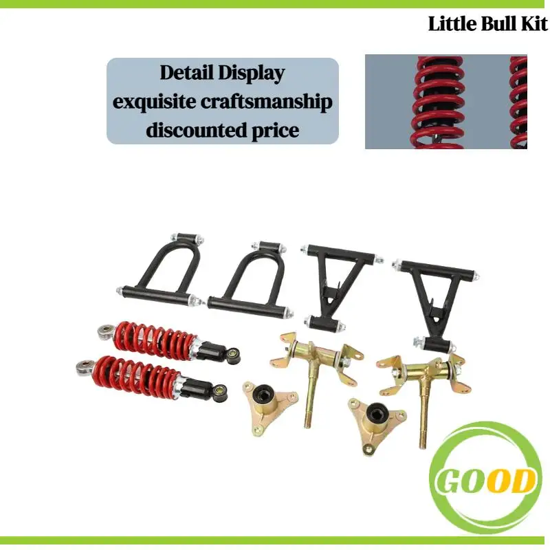 

Front Suspension Arm High Strength Enhanced Stability Comfort Upper and Lower Swingarm and Suspension Shock for ATV Quad