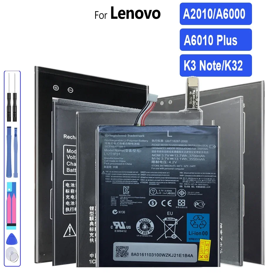 Аккумулятор BL242 BL243 BL253 BL259 для Lenovo A6010 Plus K3 Note K3Note K50-T5 A7000 A2010 vibe k5plus k5 plus K32C30 K32C36