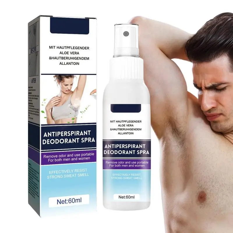 

Sdattor Antiperspirant Deodorant Spray Underarm Odor Dry Smells Cleaning Deo Spray Fast Sweat Protection Reduces Armpit Sweat Ba