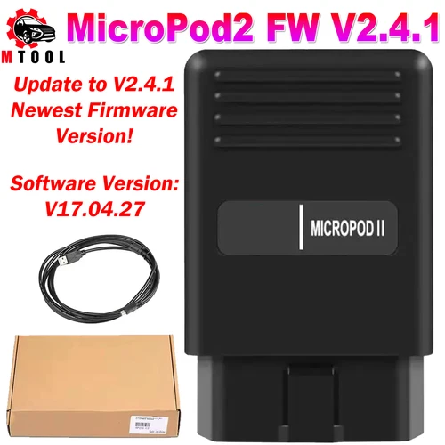 Imagen 1 del producto MicroPod2 FW V2.4.1 SW V17.04.27 MicroPod 2 para Fiat para Chrysler para Dodge para Jeep herramienta de diagnóstico compatible con programación en línea