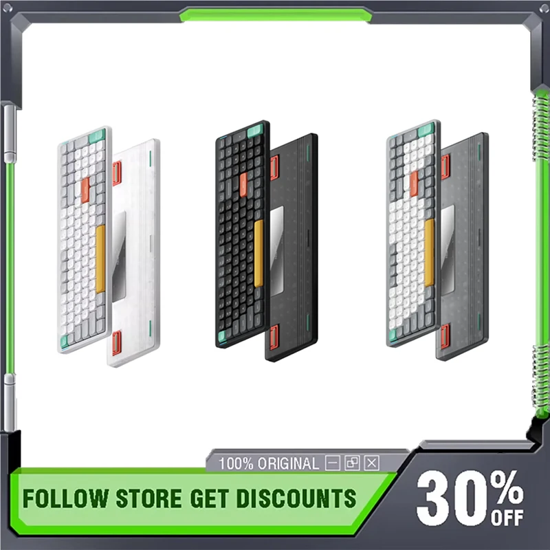 

NuPhy Air96 V2 Wireless Bluetooth Mechanical Keyboard Tri-Mode Office Portable Silent Customized QMK/VIA Gaming Keyboard Gift