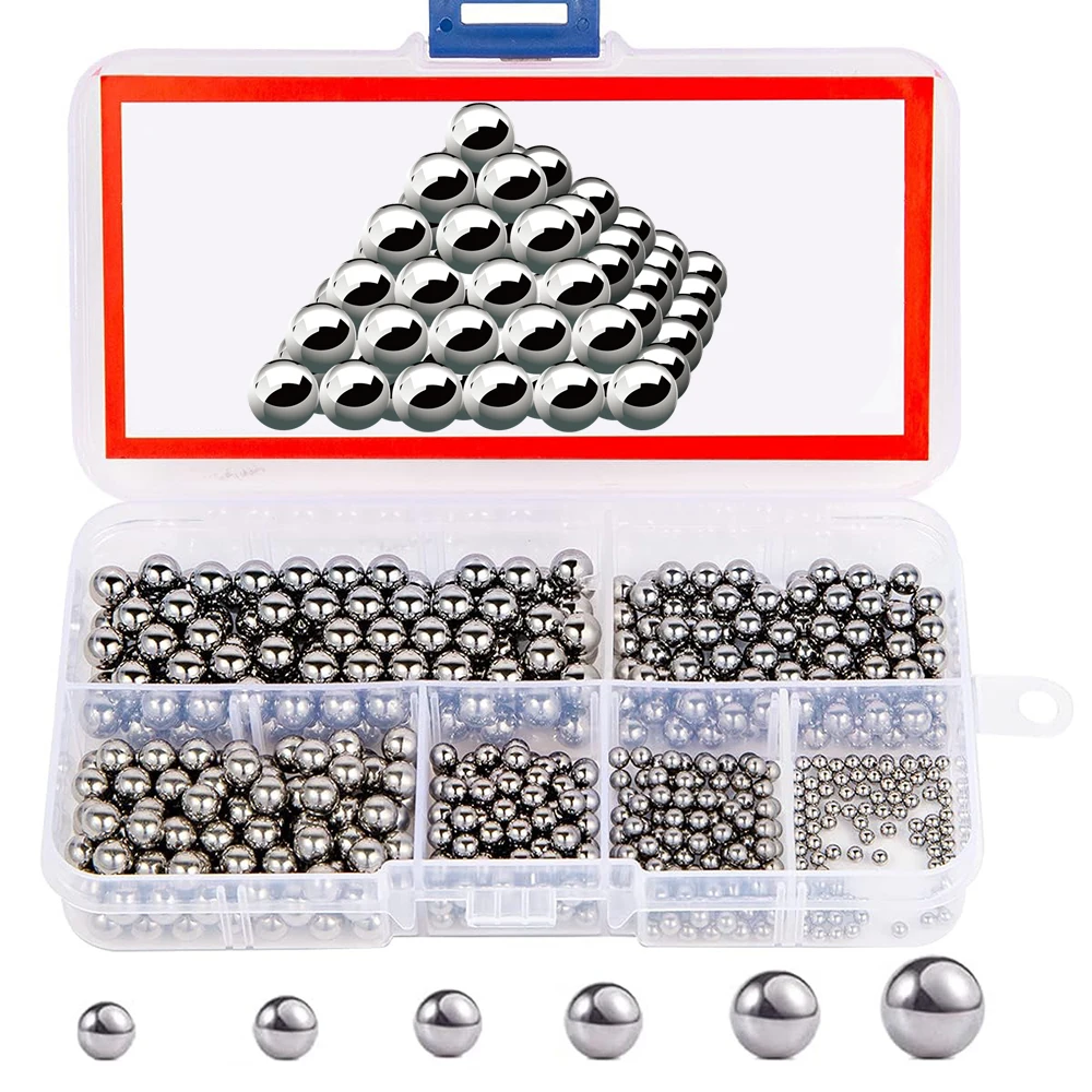 

500 шт. шарики из углеродистой стали (4,5/5/6/7/8/9/10 мм) для рогатки, стальные шарики для уличной стрельбы, мощные охотничьи аксессуары