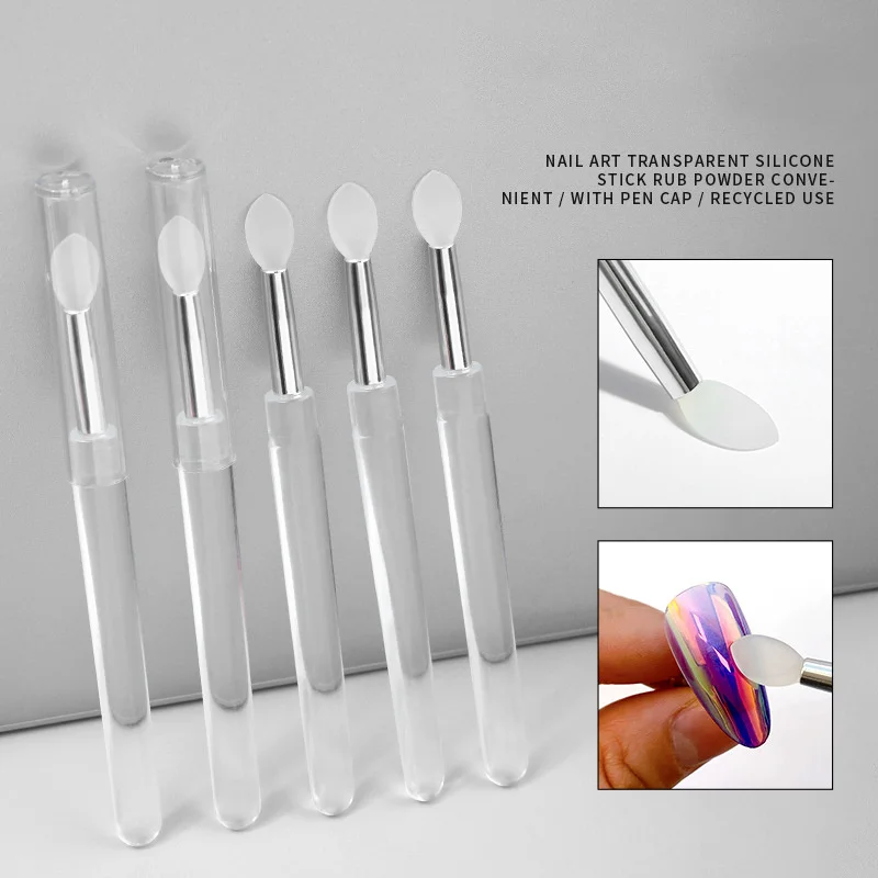 Applicateur de poudre de miroir magique Aurora, bâton de poudre à paillettes, brosse polyvalente Portable