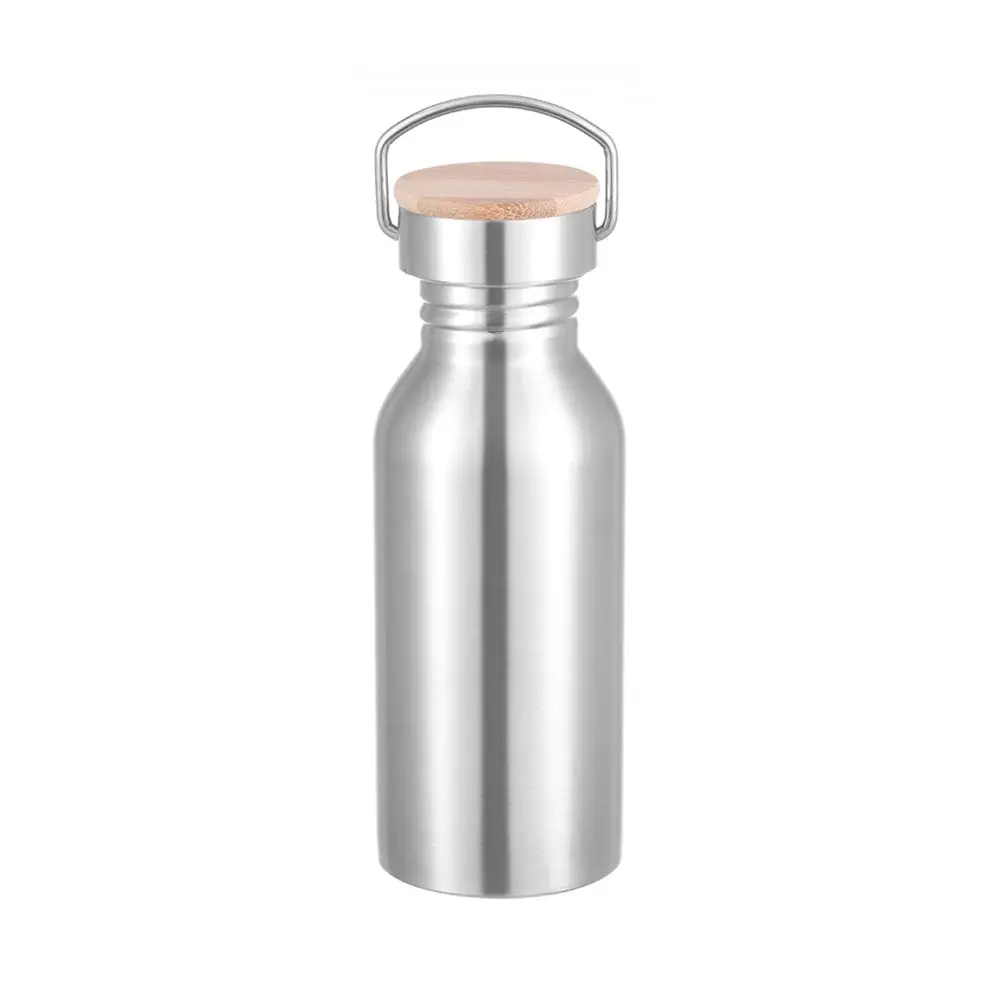 Stainless Steel Bicycle Water Bottle Sports Fitness Single Walled Insulated Metal Flask Bicycle Water Bottles