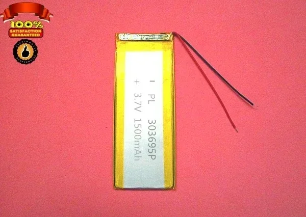 Новая полимерная литиевая батарея большой емкости 3,7 В, отечественная 6, литиевая батарея MP3 MP4, ультратонкая, 1500 мАч, хорошая