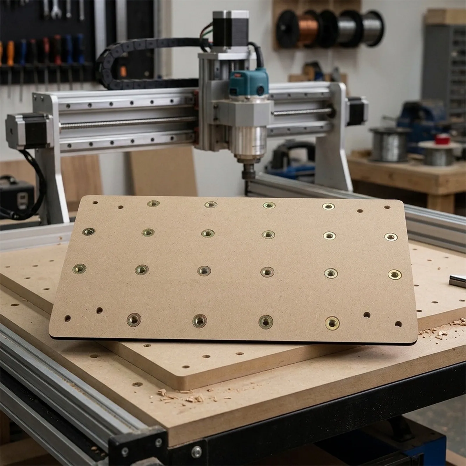 for CNC Projects 3018 Engrave Board Disposable Workholding Layer Enhanced Material Accuracy High-Density MDF Material
