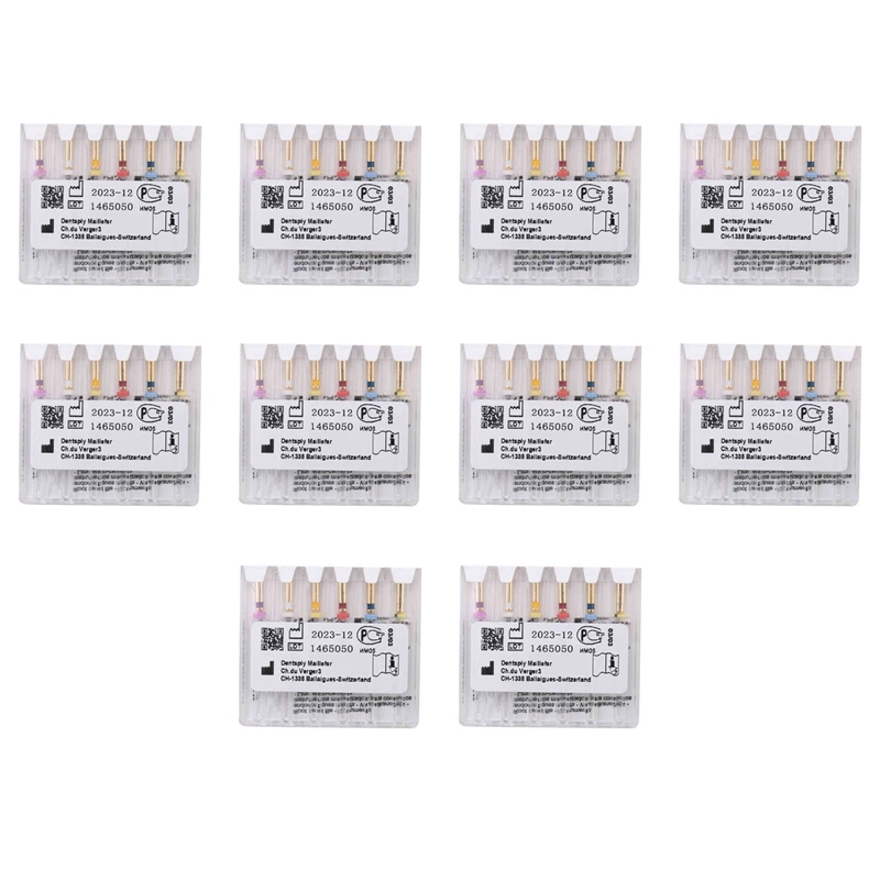 Горячие роторные файлы TTKK X-Pro Gold Protaper NITI, 60 шт. файлы памяти с эндоуправлением (25 мм в ассортименте)