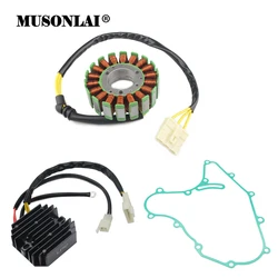 Motorcycle Engine Cover Gasket Magneto Stator Coil Regulator Rectifier Set for KTM Duke 125 200 2012-2018 90139004000 9053900410