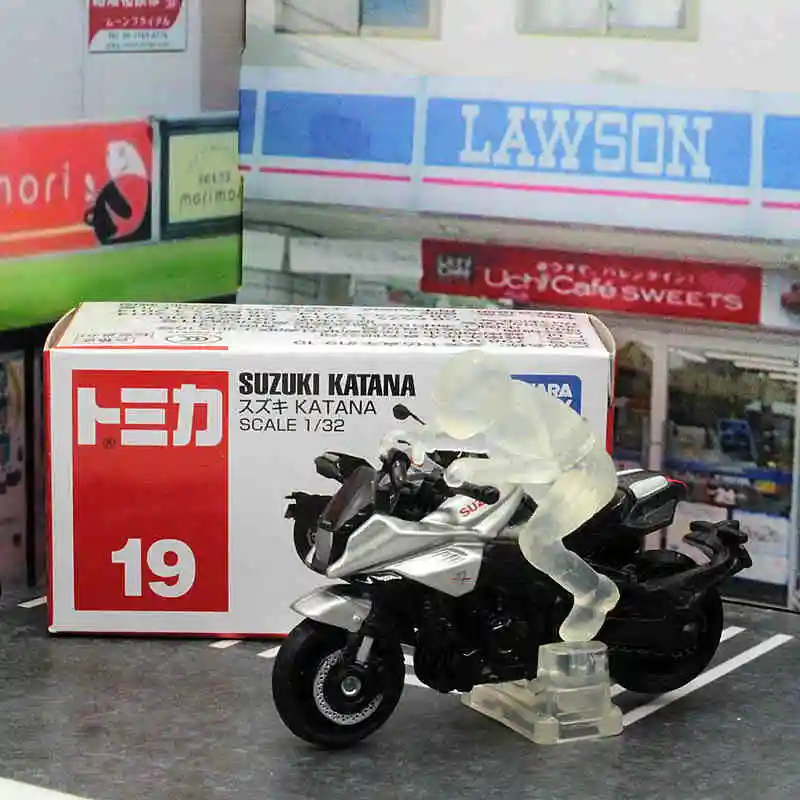 

TOMY SUZUKI KATANA Motorcycle Alloy Car Diecasts & Toy Vehicles Car Model Miniature Scale Model Car For Children Out of Print