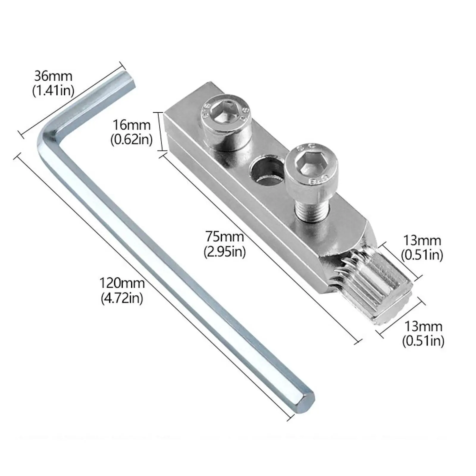 Broken Head Screw Extractor Damaged Water Valve Removal Tool Wire Extractor Household for Faucet Sink Valve Bathroom Wrench