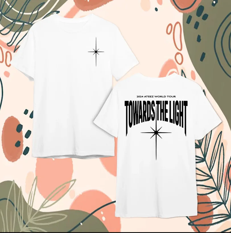 Double Sided Ateez Towards The Light Shirt, 2024 ATEEZ World Tour Shirt