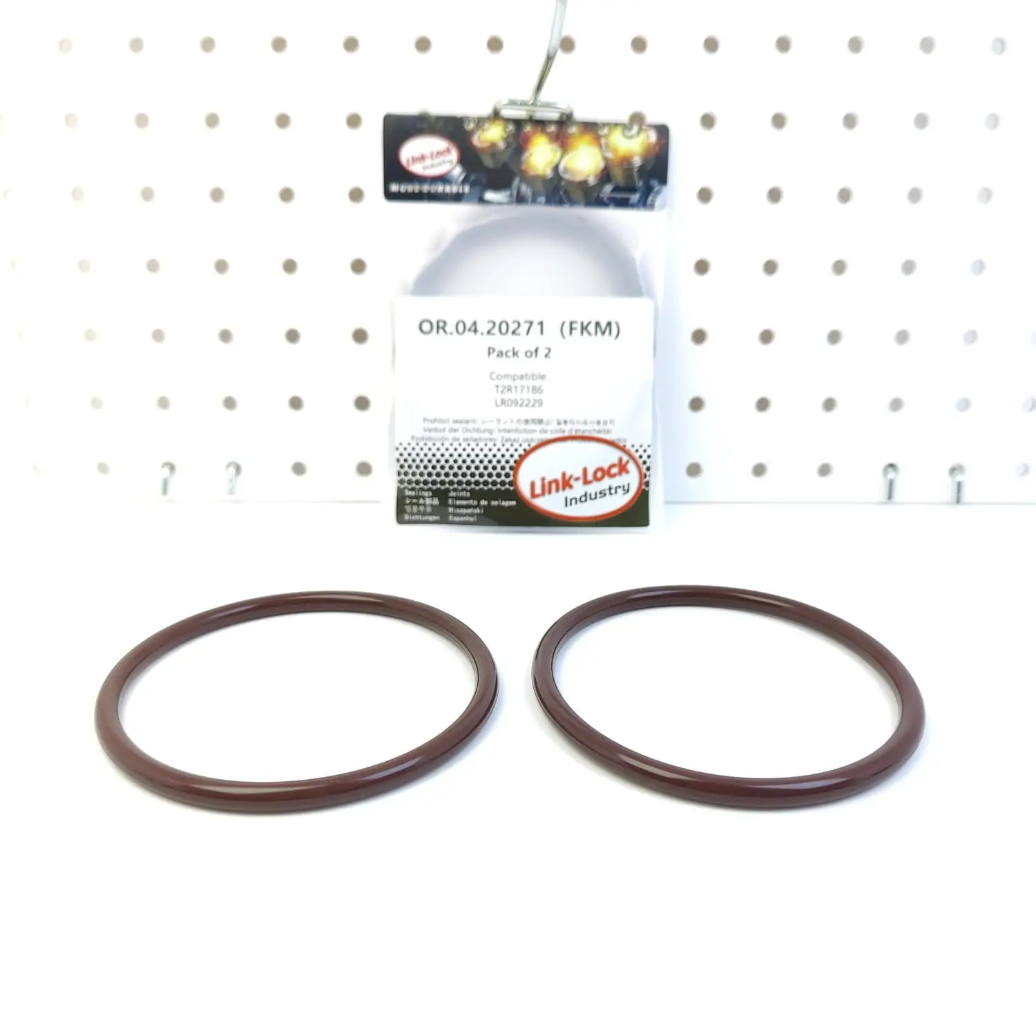 LINK-LOCK 2PCS OR.04.20271 FKM Viton Sealing O-Ring Kit of Air Filter Housing Intake Hose T2R17186 LR092229 for LAND for ROVER f