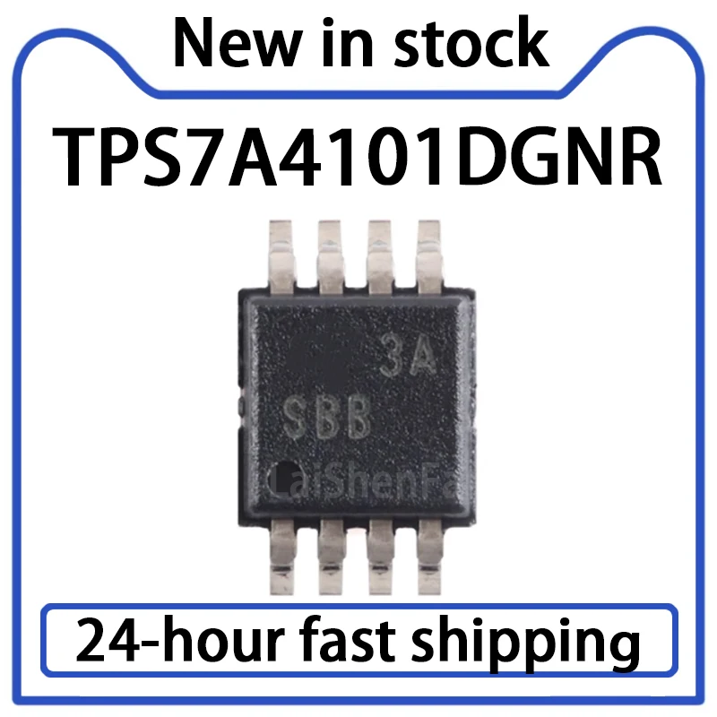 5PCS TPS7A4101DGNR HVSSOP-8 50mA 50V Low Voltage Drop Regulator with Enable Function, Stock Available