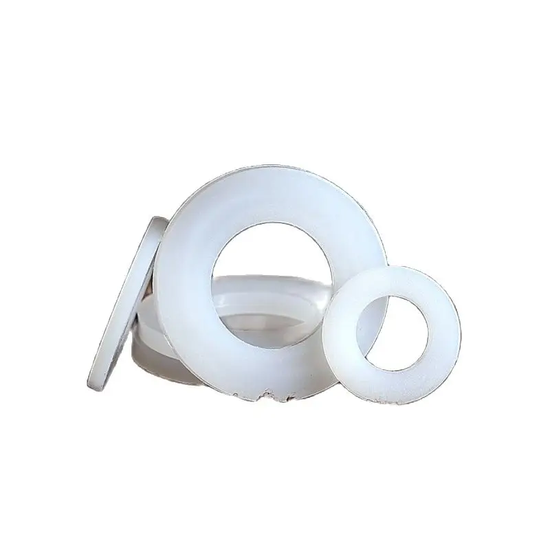 200-10pcs Nylon Washers M20-M10 M8M6M5M4M3M2.5M2 White Plastic Nylon Flat Washer Plane Spacer Insulation Gasket For Screw Bolt