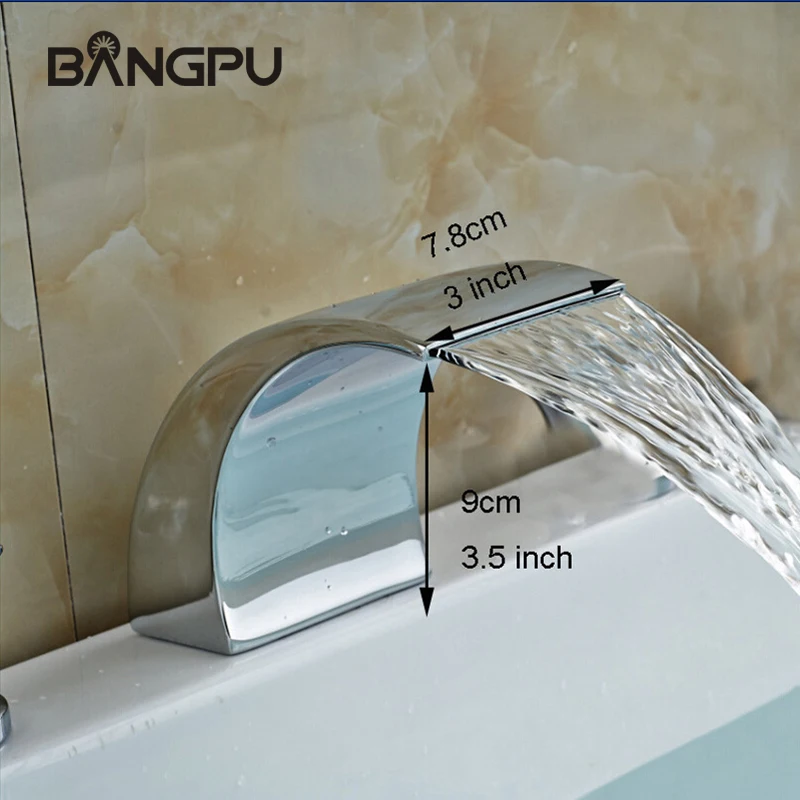 

Modern Bathroom Tub Faucets with Hand Shower Roman Bathtub Faucet Sets Deck Mounted Bath Tub Faucets with Handheld Shower Chrome