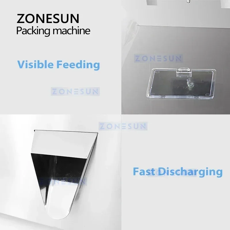

ZONESUN ZS-GWF2 Granule Packing Equipment Beans Nuts Rice Weigher Particle Filling Machine