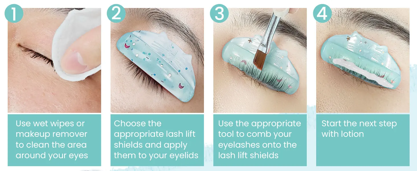 Lomansa 7 Paar C Curl Silikon Wimpern Dauerwelle Stange Schild Lash Lift Pads Wimpern Curler Zubehör Wimpern Lifting Schönheit Werkzeuge – Detail 11
