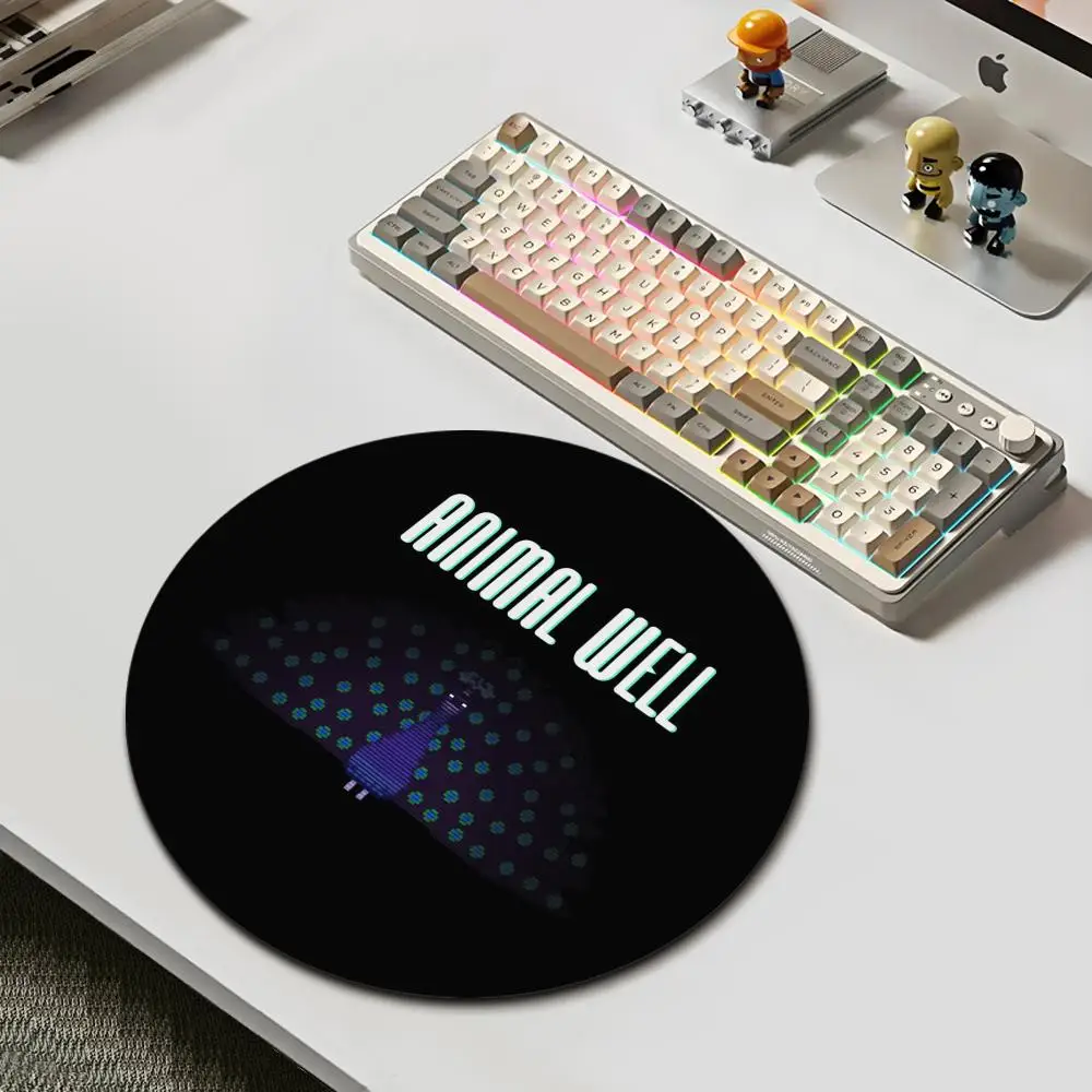 HYBXAXC Retro Pixel Peacock Mouse Pad Non-Slip Rubber Base Desk Mat for Gamers and Animal Lovers