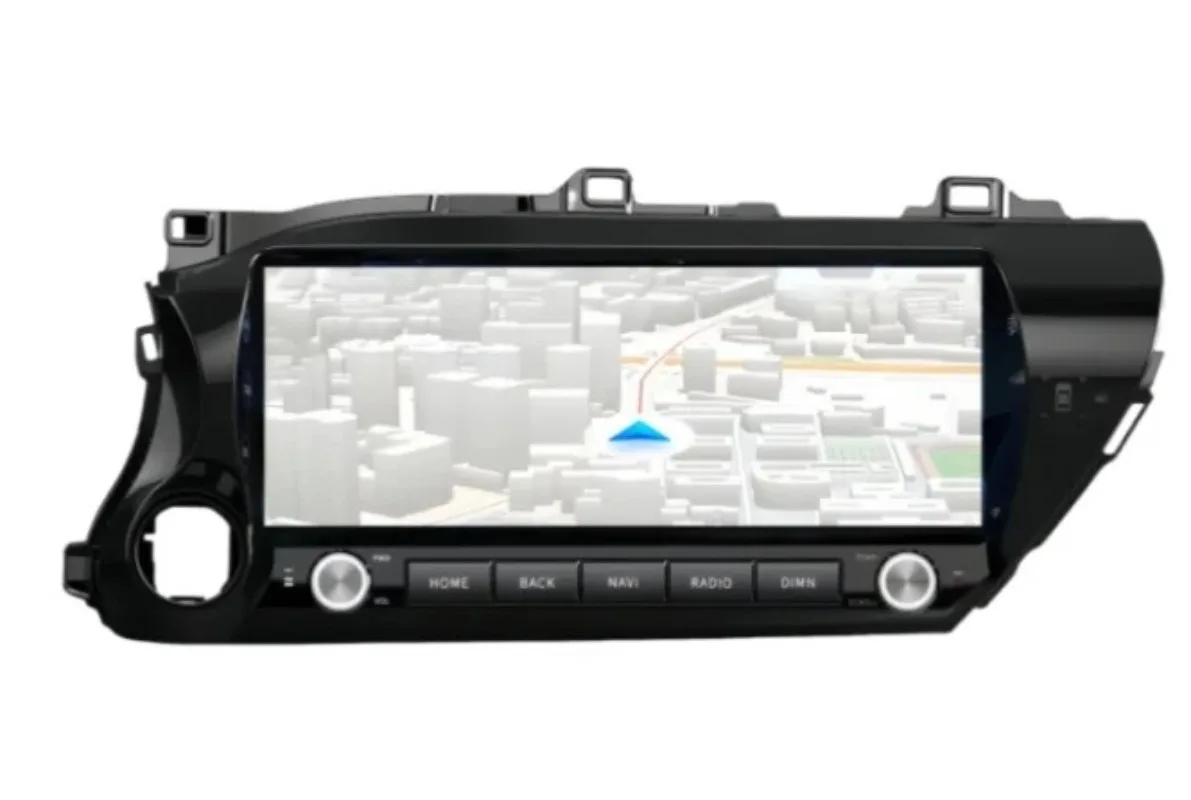 For Hilux 2015-2023  12.3'' QLED HD Car Navigation Multimedia Wired CarPlayAuto 128GB ROM RGB DVB DSP
