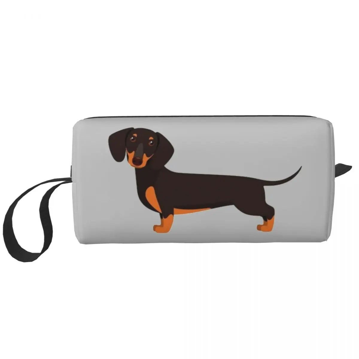 Dachshund Pattern Art Pencil Case for Kids School Pen Box Pencil Bag Stationery Supplies Travel Women Cosmetic Bag