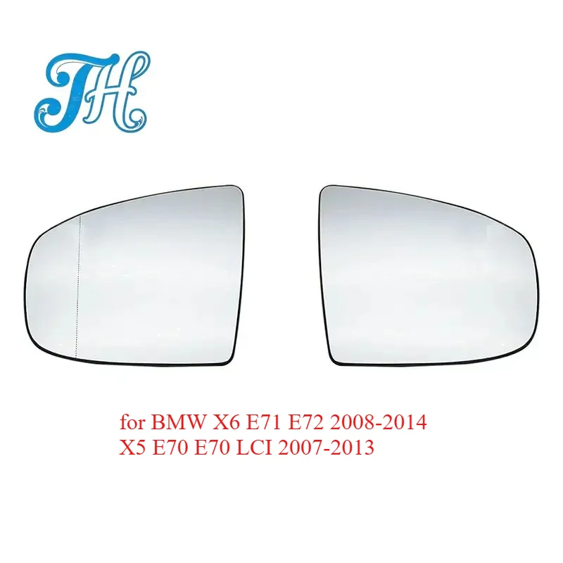 Auto Replacement Convex Left Right Heated Wing Rear Mirror Glass for BMW X6 E71 E72 2008-2014 X5 E70 E70 LCI 2007-2013