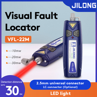 JILONG FTTH VFL Optical Fiber 3A Laser Mini Visual Fault Locator 650nm With LED Light 10mW 20mW 30mW Up to 30Km