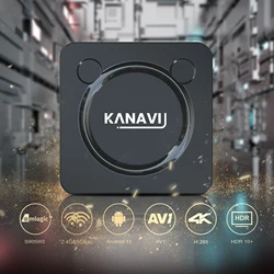 KANAVI Android13 Smart TV Box 8K Video HDR10 + BT GOOGLE Assistant 5G Wifi Amlogic S905w2 4GB RAM 64GB ROM Streaming Media Player