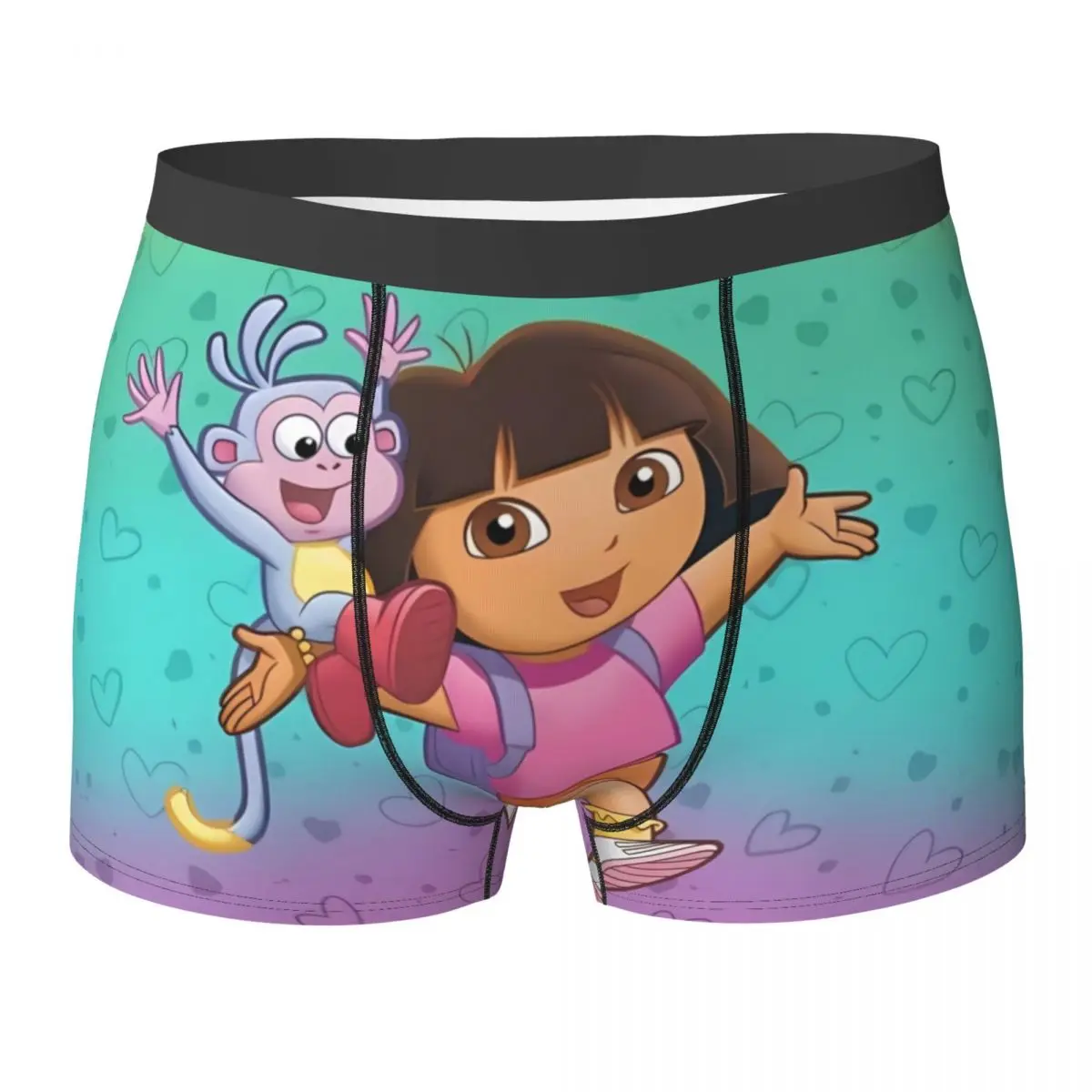 Doras The Explorer Underwear Custom DIY Trunk High Quality Men Panties Breathable Shorts Briefs Gift