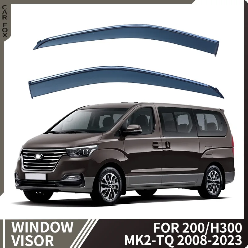 

Для HYUNDAI H200 H300 1997-2023: Дефлекторы окон, козырьки от дождя и солнца, аксессуары для стайлинга автомобиля