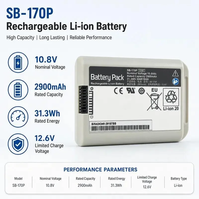 A Grade Battery For NIHON KOHDEN SB-170P Photoelectric Device Factory Direct Sales Quality Assurance Replacement Power Supply