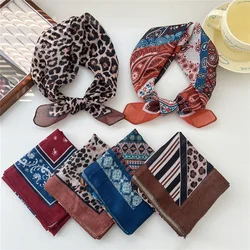 55*55cm Square Cotton Hair Scarf Hairband Headband Hairscarf Headscarf Turban Shawl Wrap Bandanas