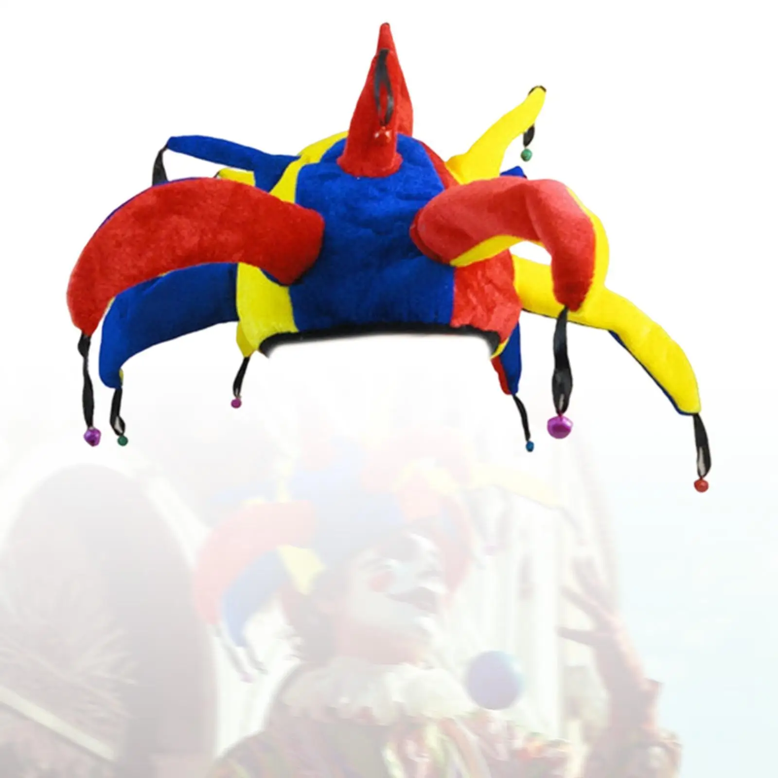 

Clown Hat Halloween Decor Costume Props for Holiday Party Performance Show