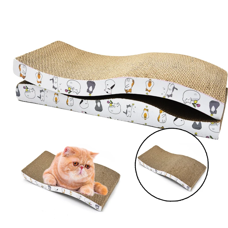 

New Kitten Toy Cat Scratcher Cardboard Pet Product Cat Scratch Mat Furniture Protector