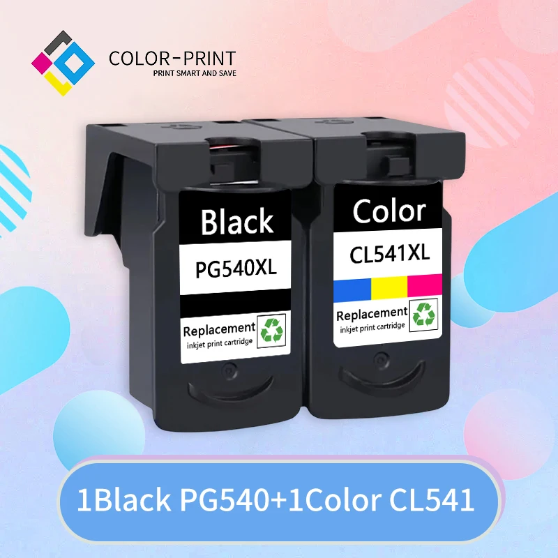 

PG540 CL541 Восстановленный для Canon PG540XL CL541XL Заправляемый картридж для принтера Pixma MG2100 MG3150 MG3550