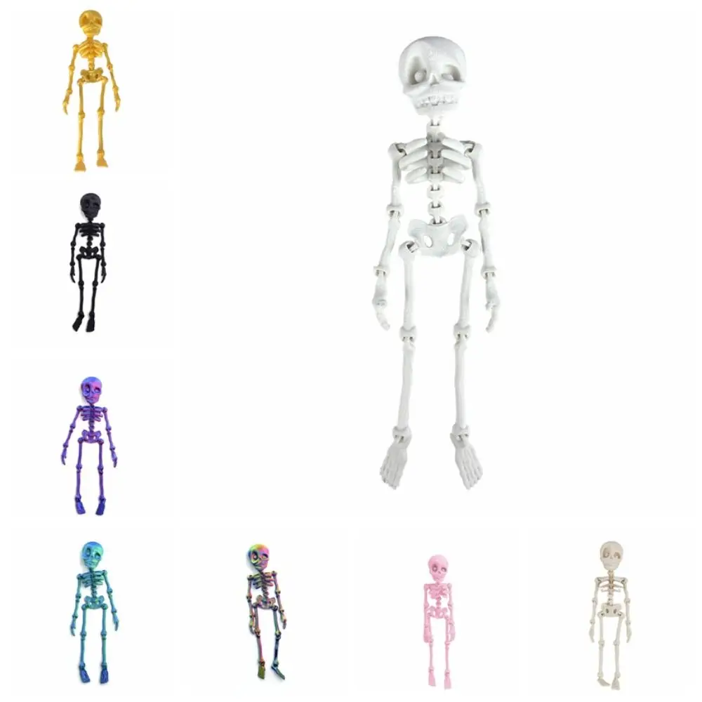 Beweegbare skeletrek koelkast sticker prachtige grappige koelkast magneten decoratie persoonlijkheid Halloween ornamenten partij