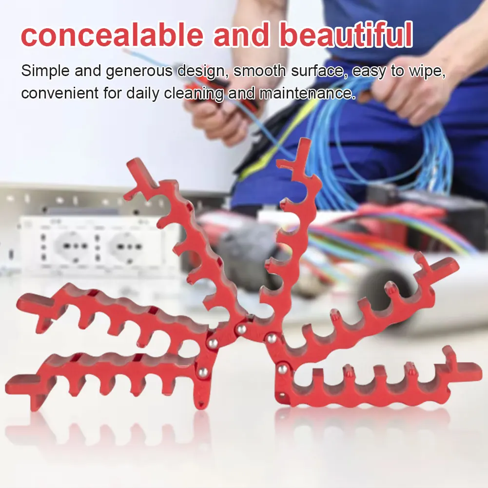 Cat 5 Cat 6 Network Cable Comb Machine Cable Organizing Tool Network Cable Bundle Wire Comb for Computer Room Cable Fixer
