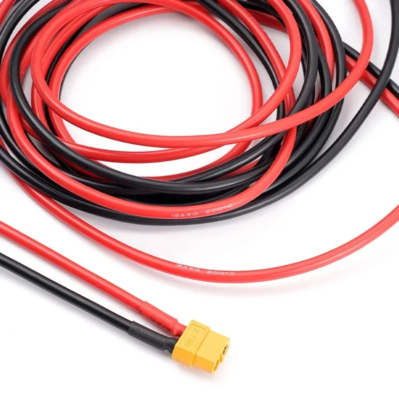 12AWG XT60 Male Female Conversion Plug Connection Cable 300CM Silicone Wire Battery Connector For Lipo Battery RC Drone Car Boat
