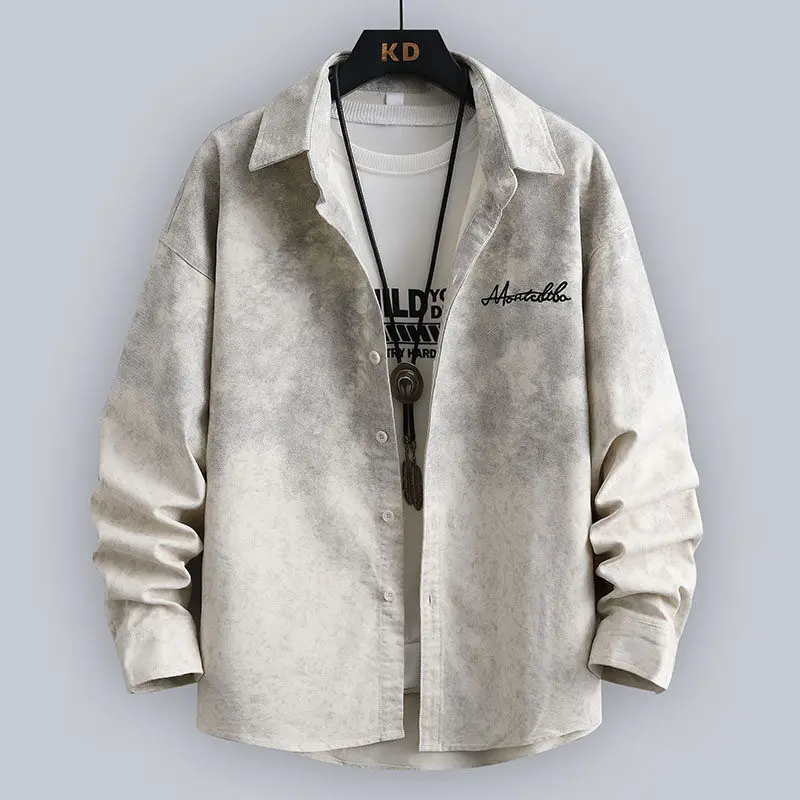 

Design-sensing Long-sleeved Shirt for Men in Spring and Summer 2025 New Fashionable Casual and Versatile Fashion Brand