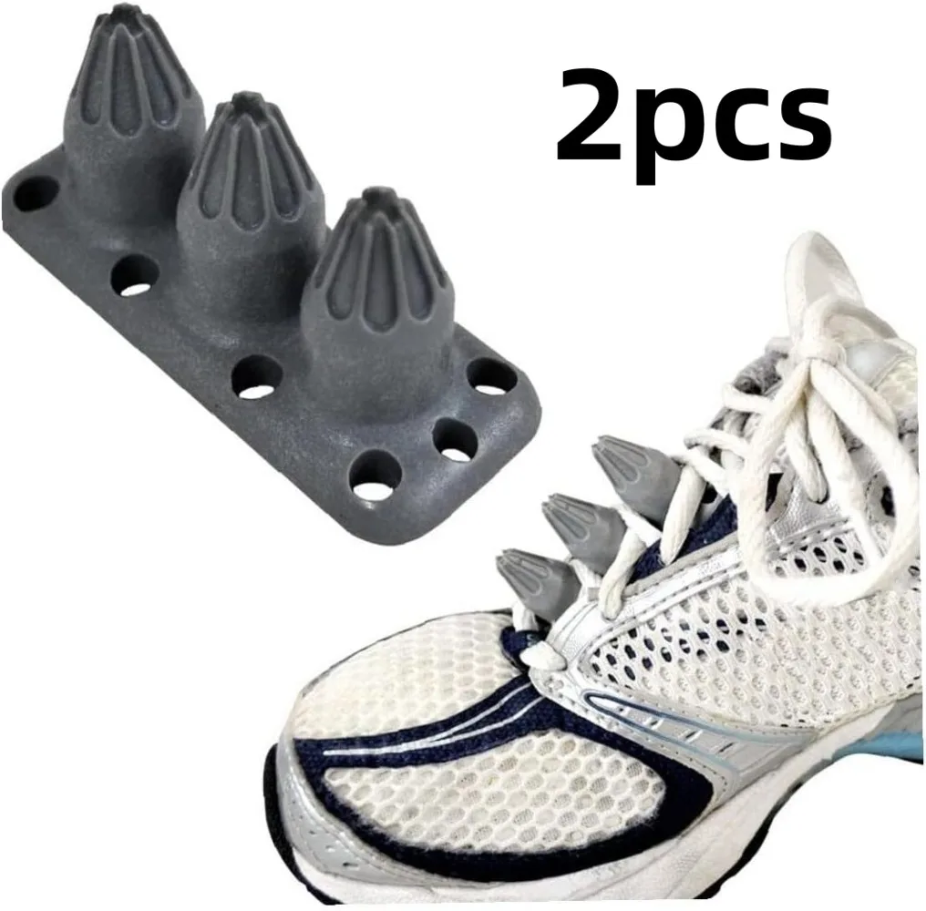 2pc Plastic Tactical Boot Studs Self-defense Combat Shoe Buckles for Martial Arts Kick Style Combat Survival Defensive Boot Nail
