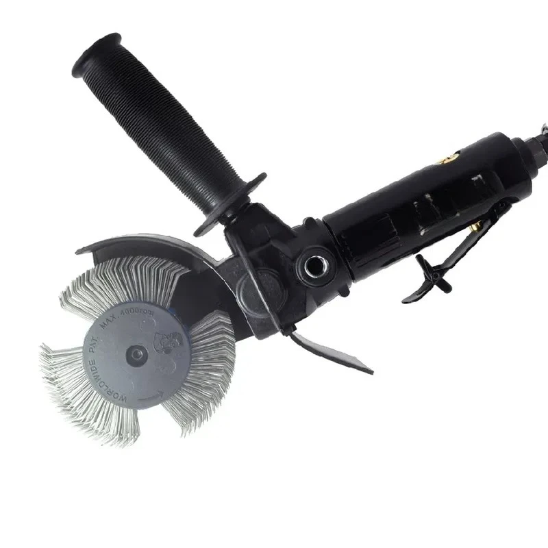 Pneumatic Degumming Rust Removal Machine Wire Brush Set Metal Surface Cleaning Tool Car Paint Repair