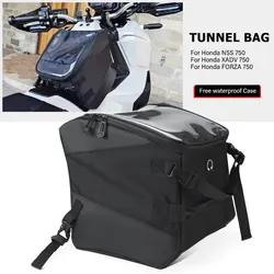 For Honda X-adv XADV X ADV 750 For FORZA 750 Scooter Tunnel Tank Bag Storage Bags Accessories Storage Luggage Tool Bags