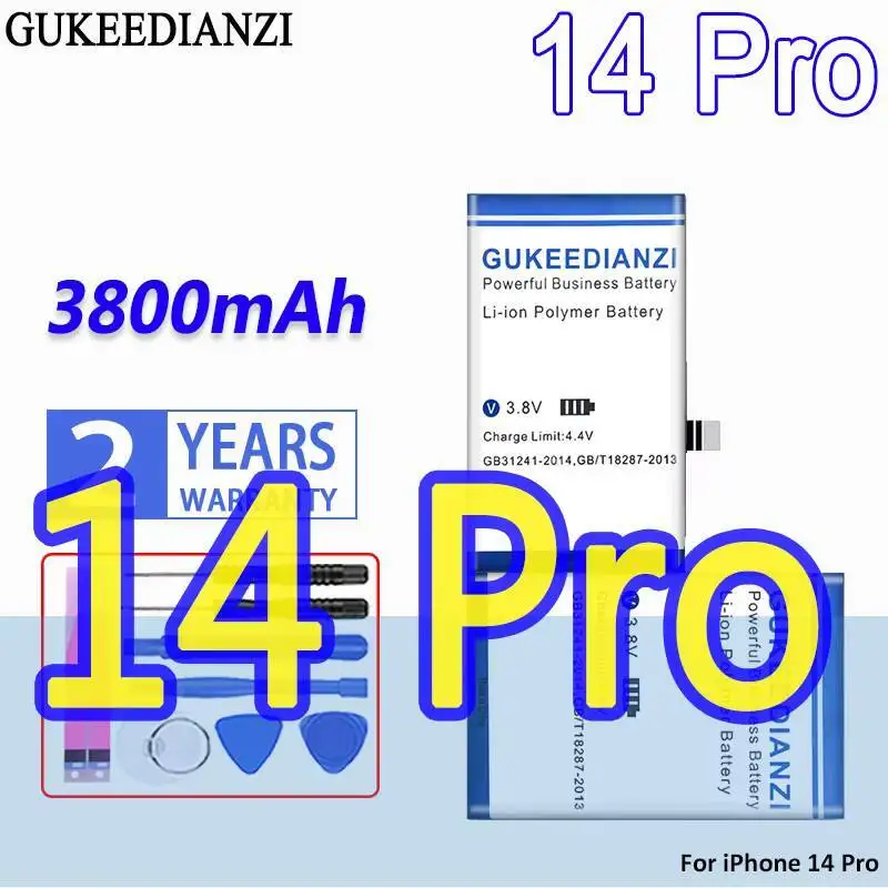 

Mobile Phone Battery For Apple Iphone 14 Pro High-Efficiency 3800Mah