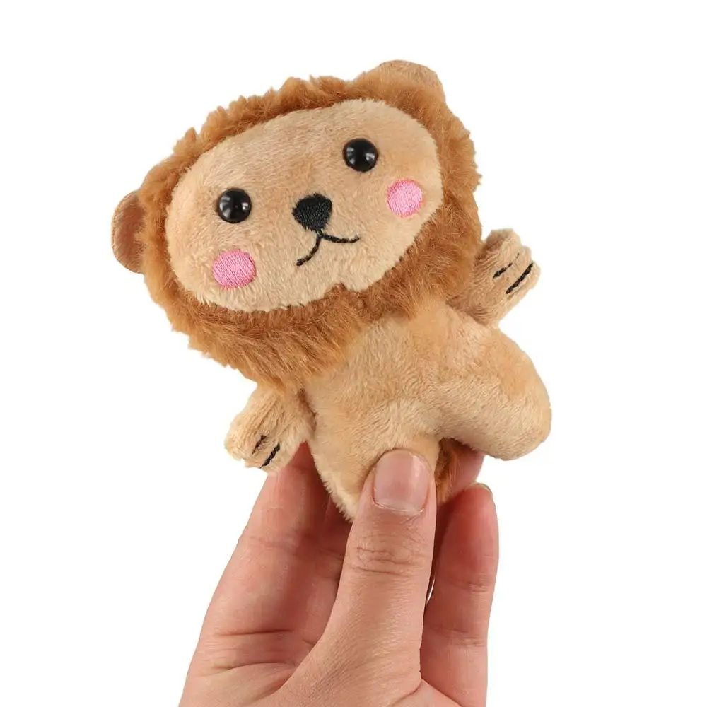 Juguete de dibujos animados Animal muñeca juguete suave juguetes de peluche mochila colgante de felpa León llavero de peluche León muñeco de peluche llavero de León