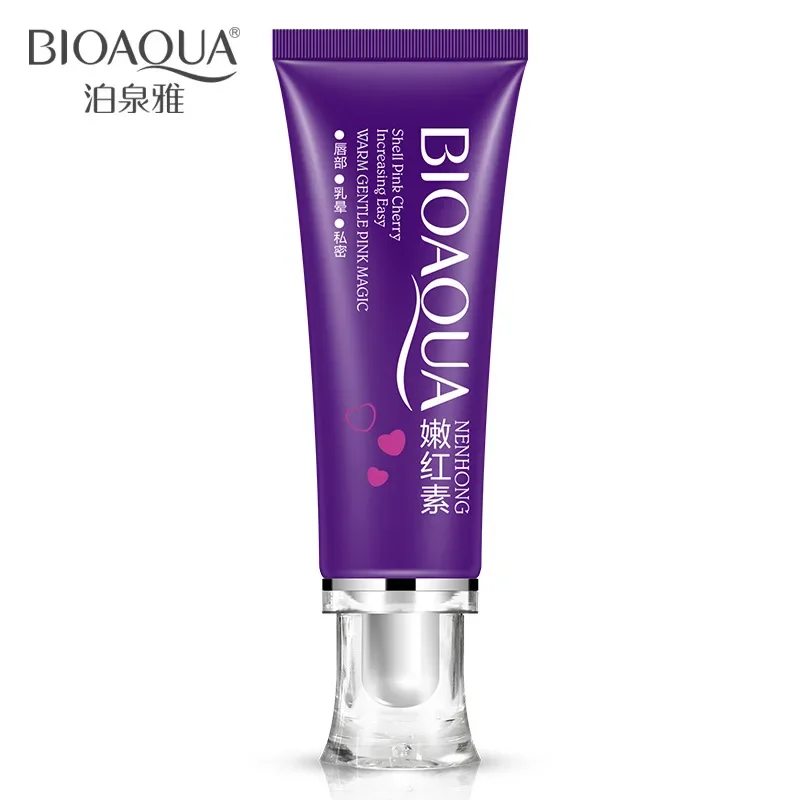 Bioaqua-crema blanqueadora de labios vaginales para mujer, parte íntima de las axilas, color rosa, para el cuidado de la piel, pezón oscuro