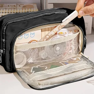 Cute multi -pencil scholarship, large capacity pen bag, durable stationery storage scholarship for students, school and office 6 Main Sales School Multifunctional Case - №6