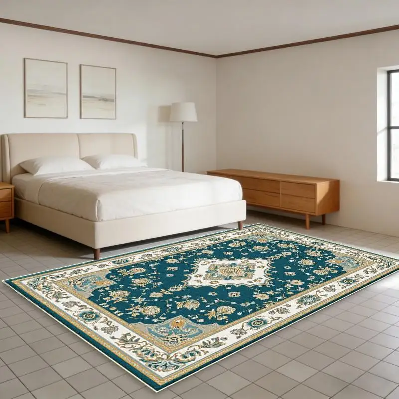 Contemporary Geometric Edge Design Rug Large Commercial Doormat For Gym Supermarket Restaurant Studio Store